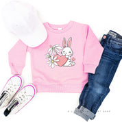 Vintage Love Bunny - Child Sweater Little Mama Shirt Shop