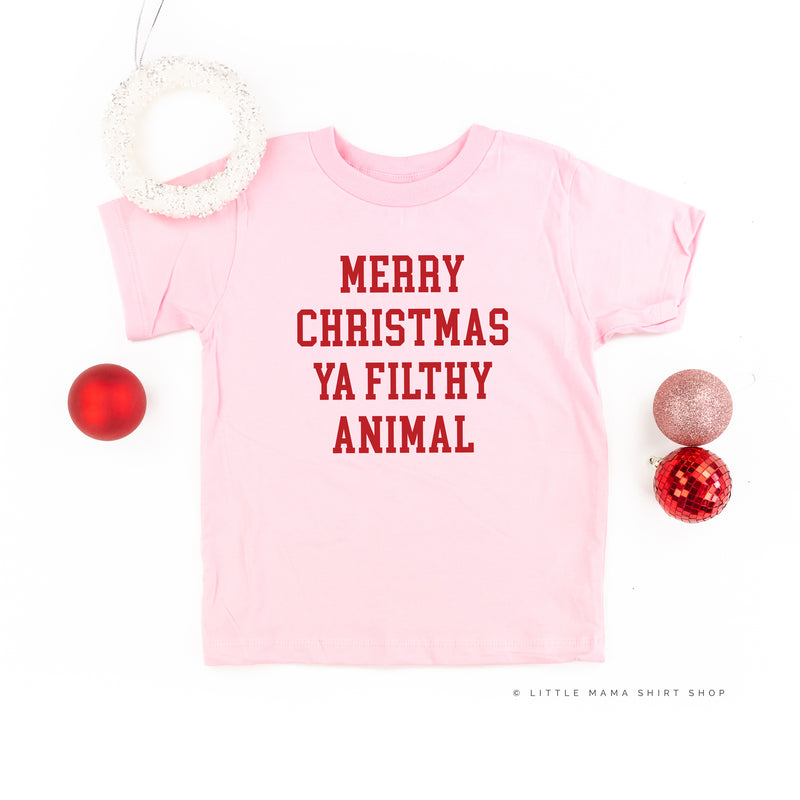 Merry Christmas Ya Filthy Animal - Child Tee