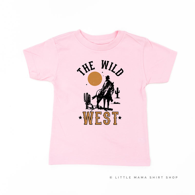 THE WILD WEST - Distressed Design - Short Sleeve Child Shirt