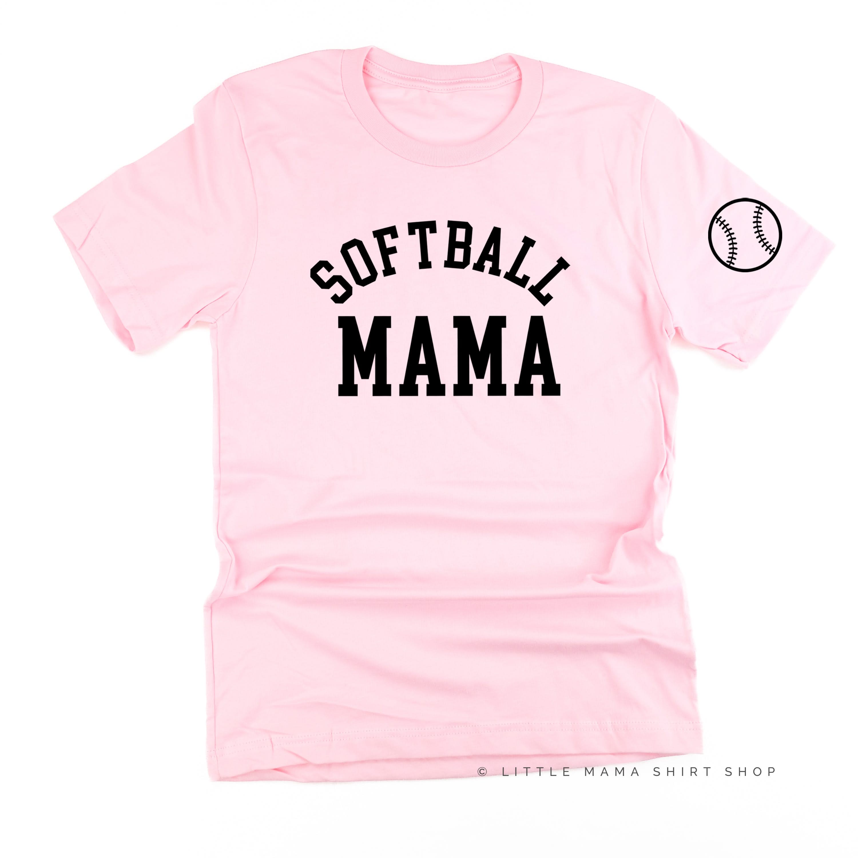 Softball Mama (sd) - Unisex Tee Little Mama Shirt Shop