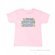 Egg Hunting Crew - Groovy w/ Eggs - Child Tee Little Mama Shirt Shop