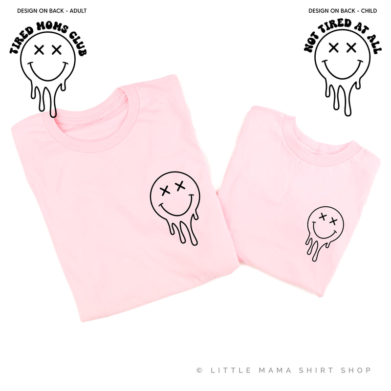 TIRED MOMS CLUB / NOT TIRED AT ALL - (w/ Melty X) - Set of 2 Matching Shirts