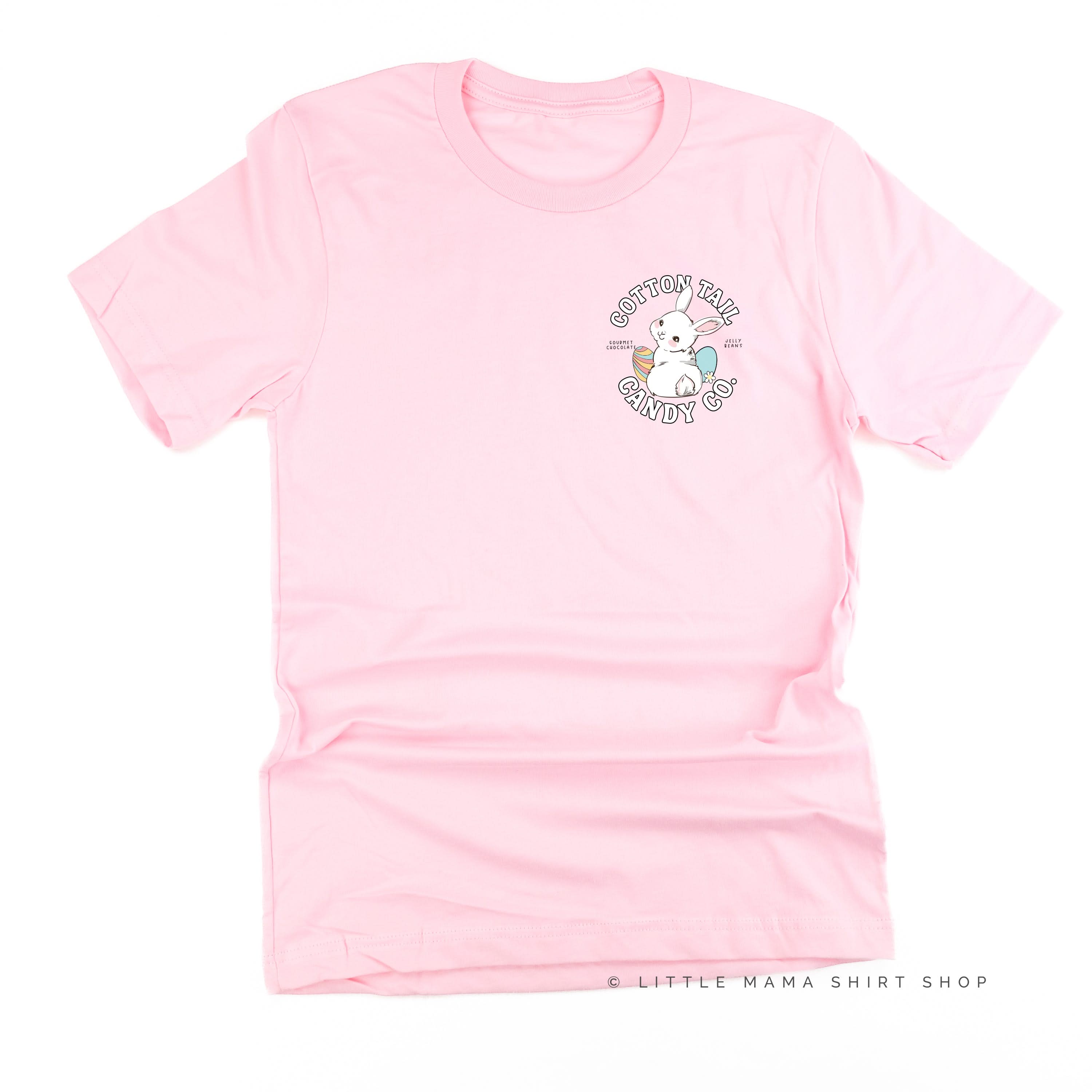 Cotton Tail Candy Co. (pocket) - Unisex Tee Little Mama Shirt Shop