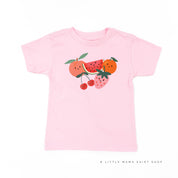 Group of Smiley Fruit - Short Sleeve Child Tee Little Mama Shirt Shop