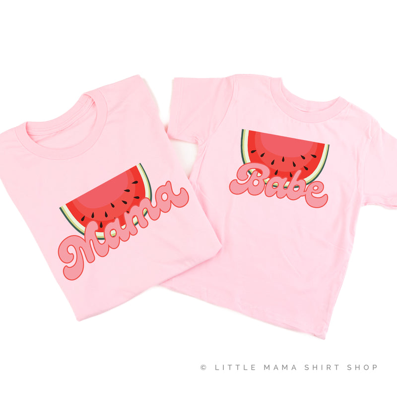 Watermelon - Mama/Babe - Set of 2 Matching Shirts