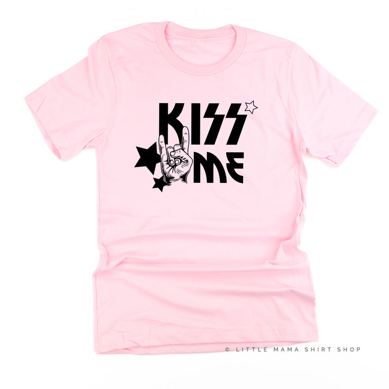 Kiss Me - Valentine Band Tee - Unisex Tee