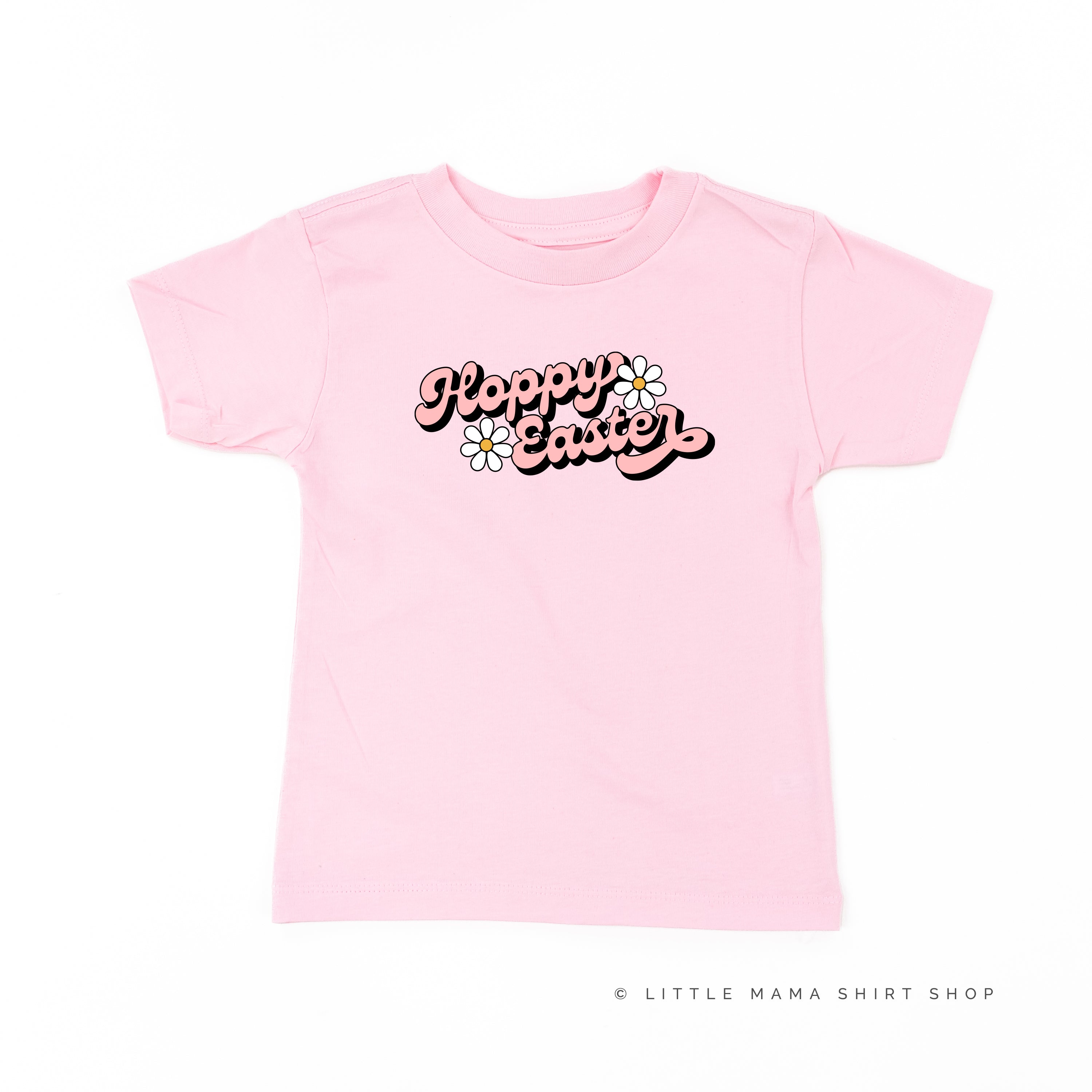 Hoppy Easter - Daisies - Child Tee Little Mama Shirt Shop