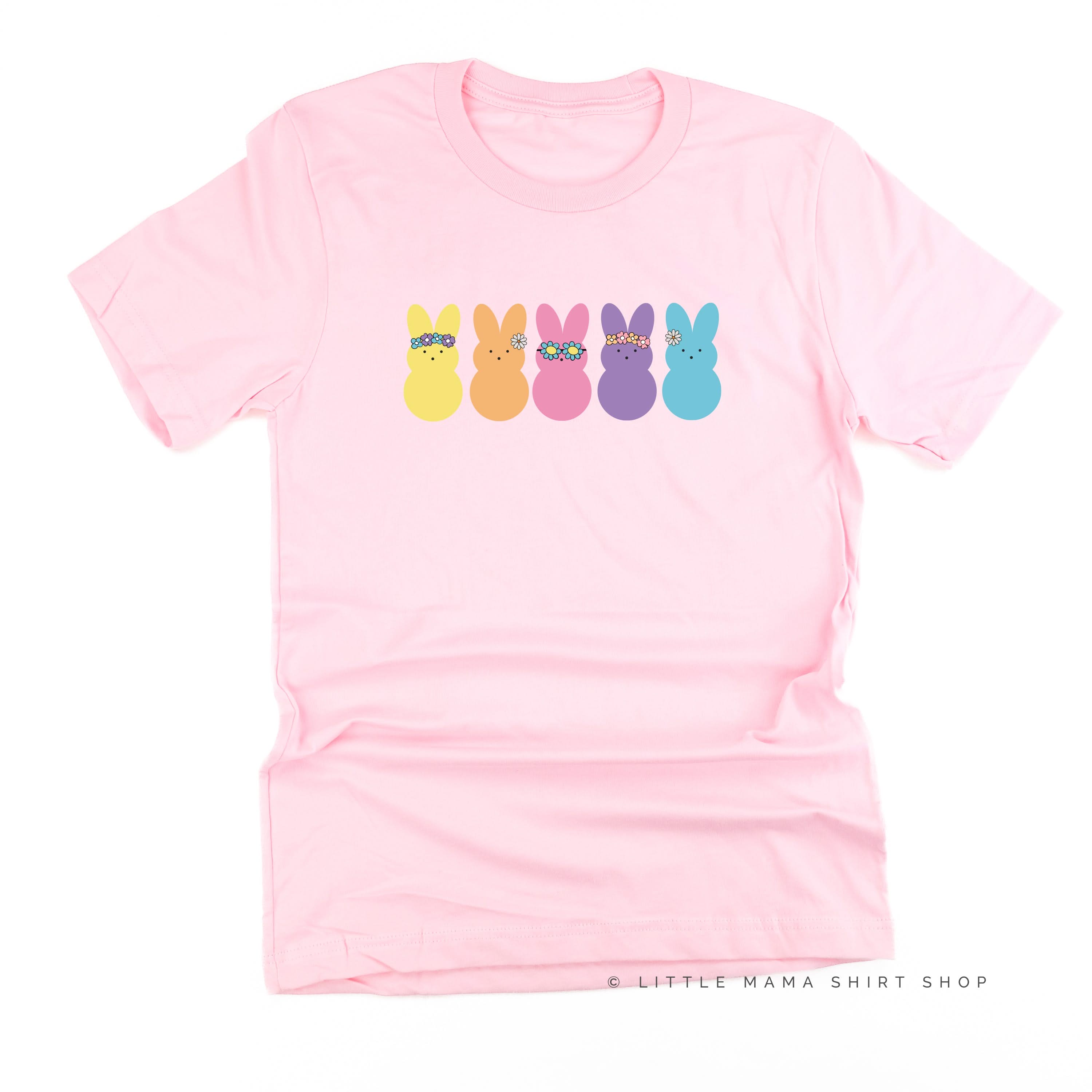 Floral Headband Neon Peeps - Unisex Tee Little Mama Shirt Shop