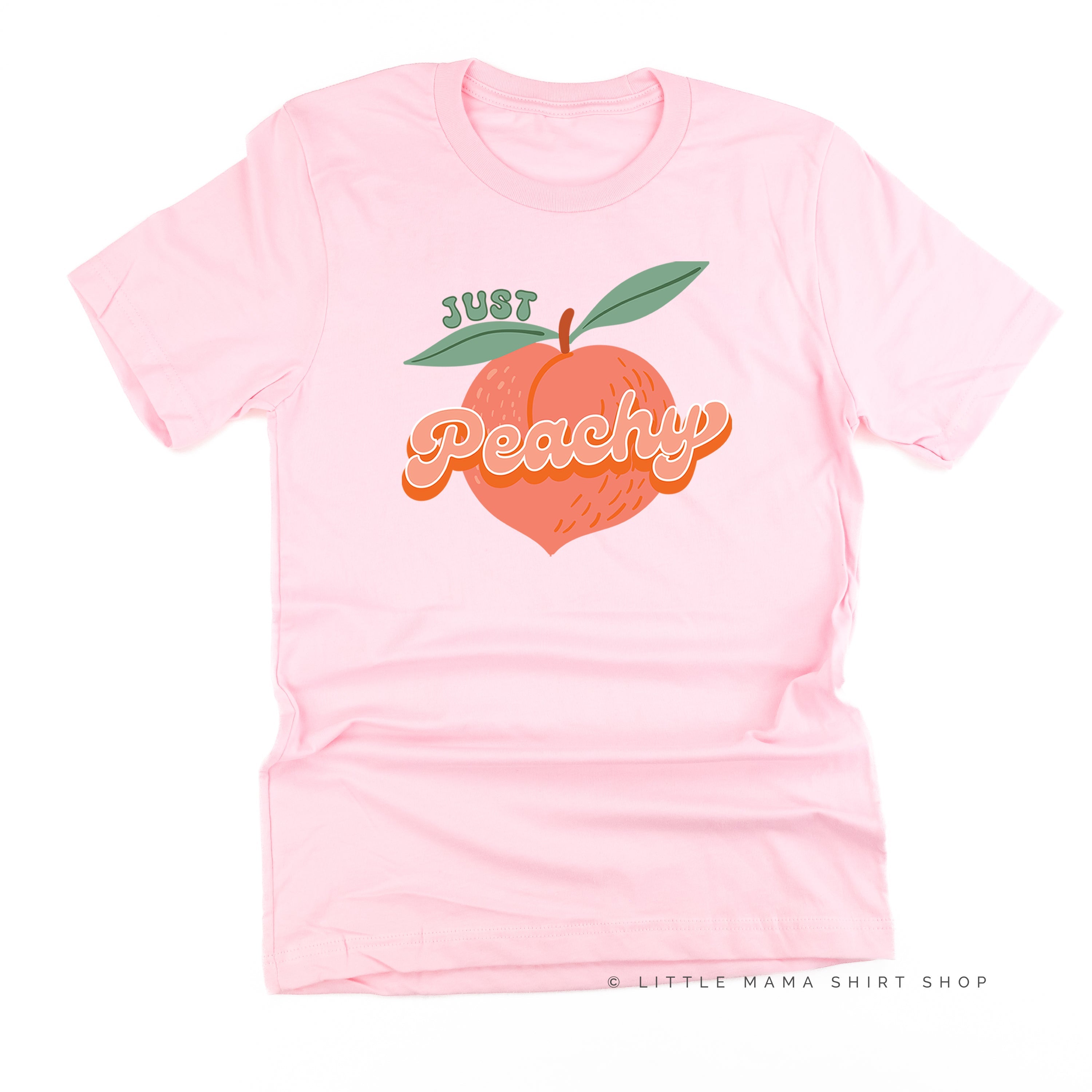 Just Peachy - Unisex Tee Little Mama Shirt Shop