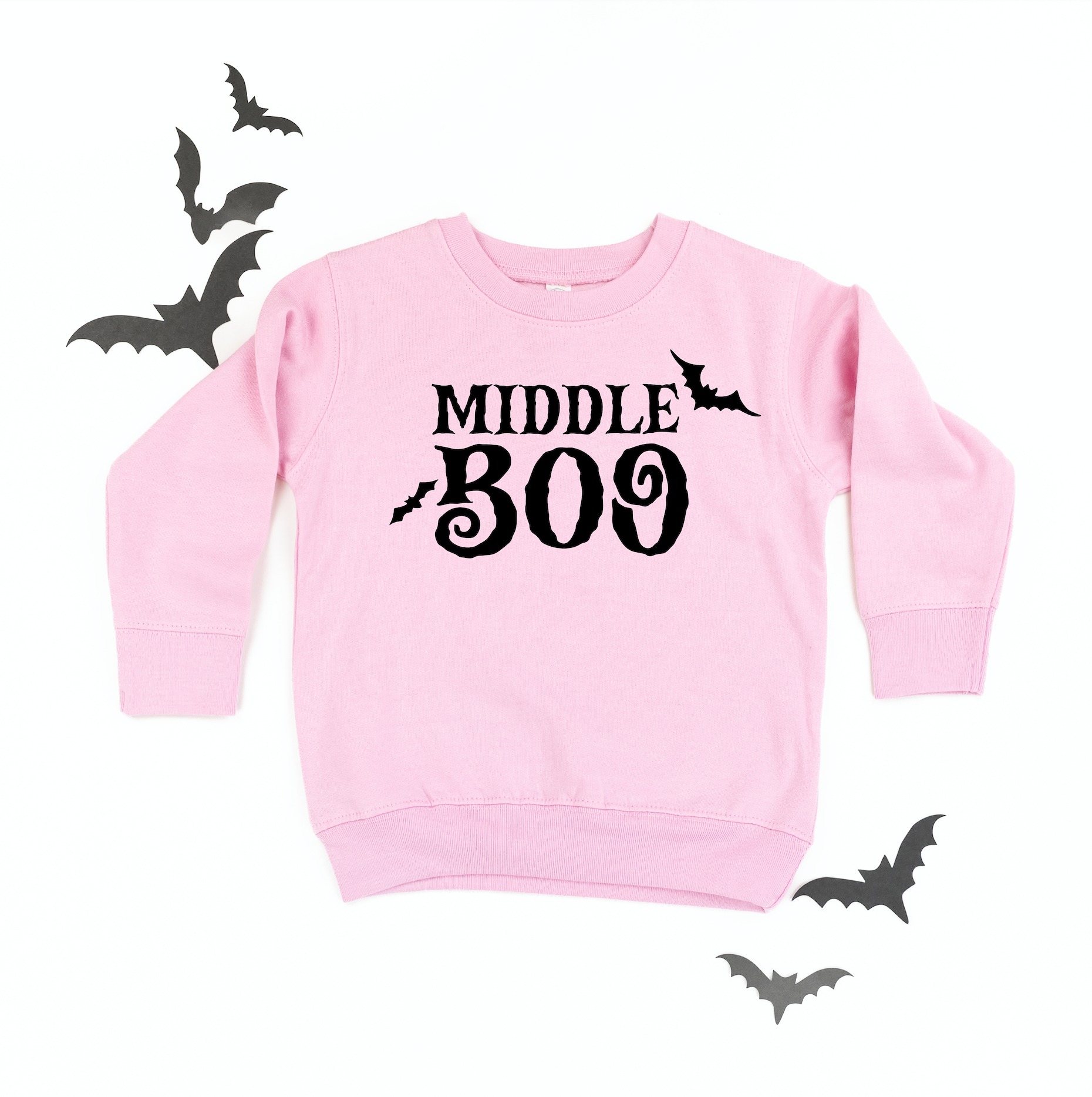Middle Boo (Bats) - Child Sweater