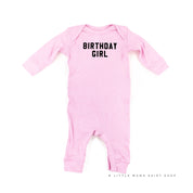 Birthday Girl - Block Font - Baby Sleeper