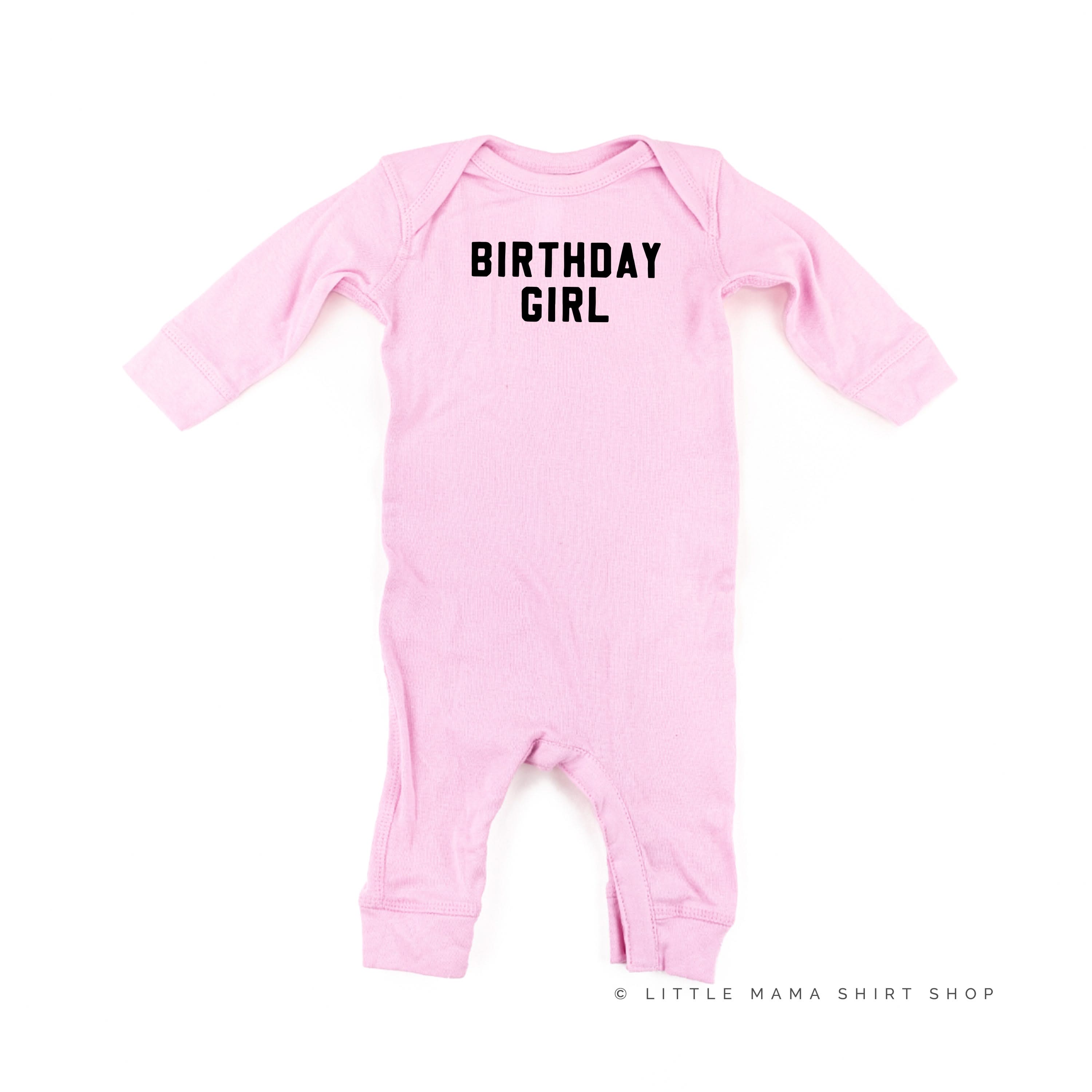 Birthday Girl - Block Font - Baby Sleeper