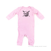 Baseball - A Little Dirt Never Hurt  - Baby Sleeper Little Mama Shirt Shop