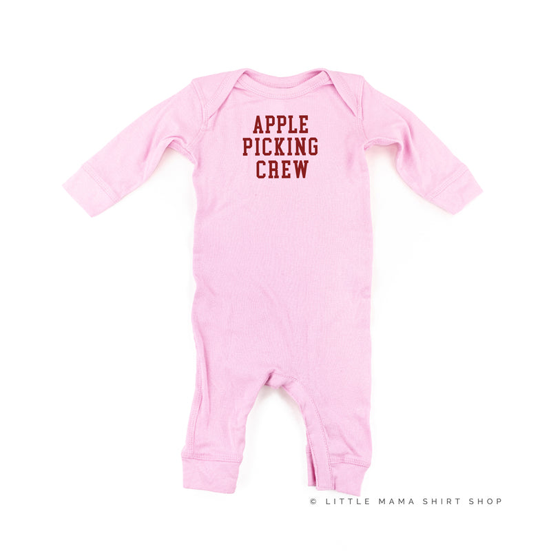 APPLE PICKING CREW - One Piece Baby Sleeper