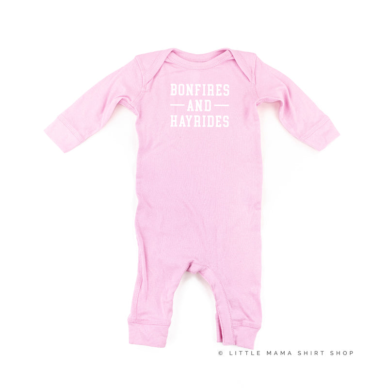 BONFIRES AND HAYRIDES - One Piece Baby Sleeper