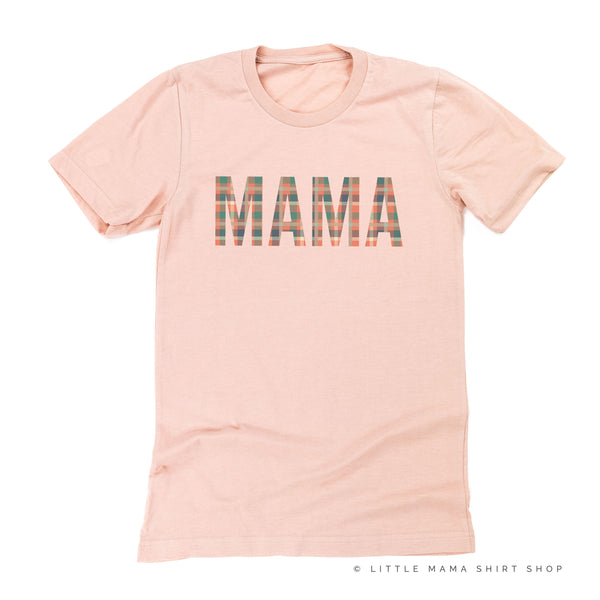 Fall Plaid MAMA - Unisex Tee