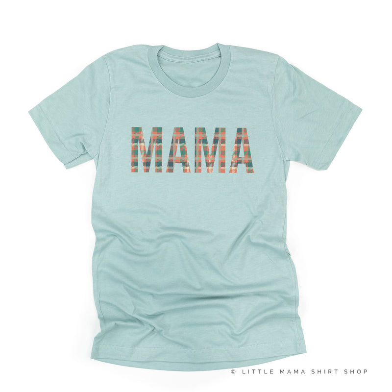 Fall Plaid MAMA - Unisex Tee