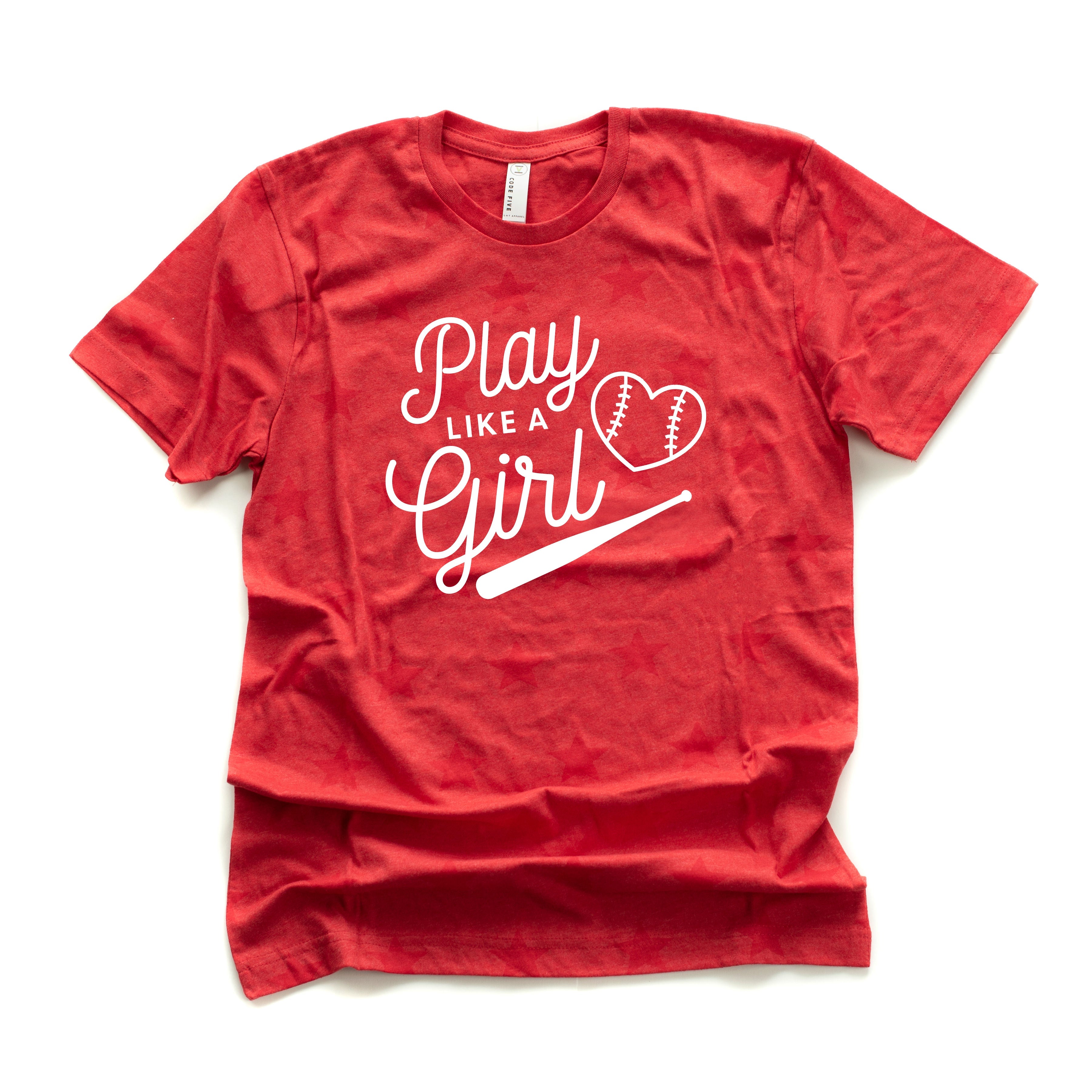Play Like A Girl - Unisex STAR Tee Little Mama Shirt Shop