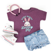 Some Bunny Loves Me - Child Tee Little Mama Shirt Shop