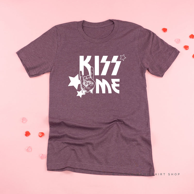 Kiss Me - Valentine Band Tee - Unisex Tee