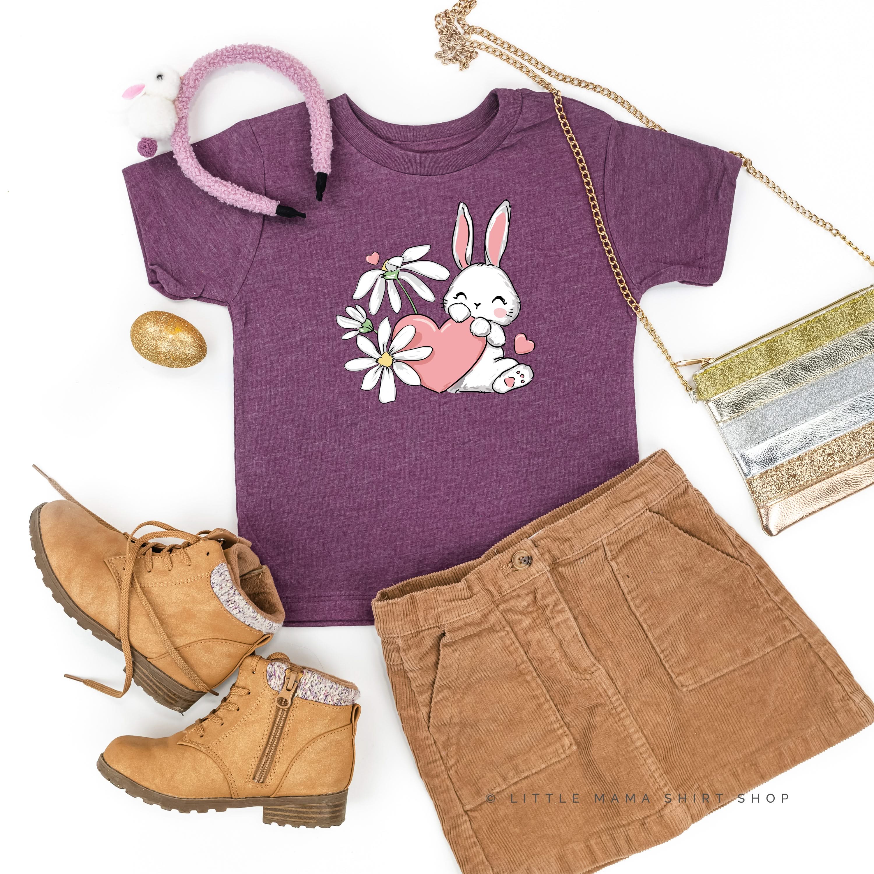 Vintage Love Bunny - Child Tee Little Mama Shirt Shop