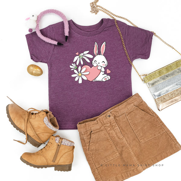 Vintage Love Bunny - Short Sleeve Child Shirt