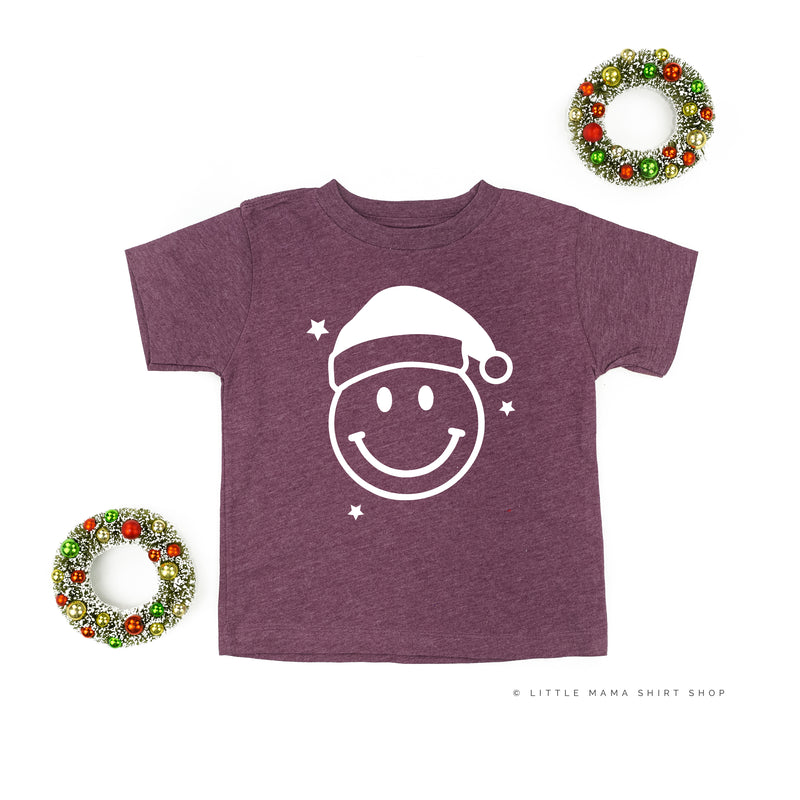 Santa Hat - Smiley Face - Child Tee