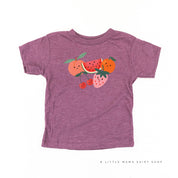 Group of Smiley Fruit - Short Sleeve Child Tee Little Mama Shirt Shop