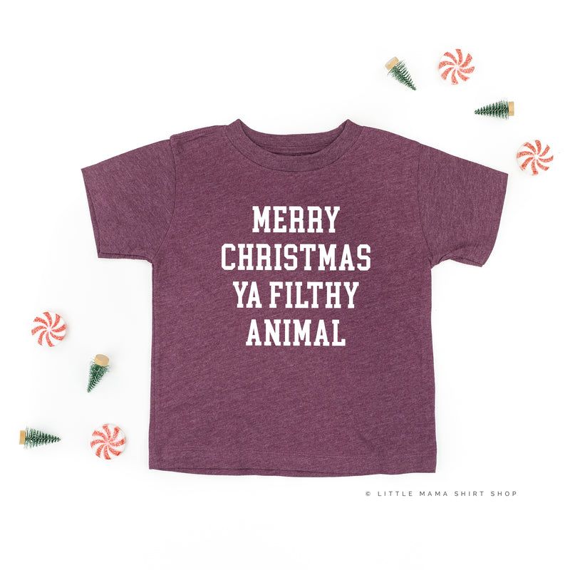 Merry Christmas Ya Filthy Animal - Child Tee