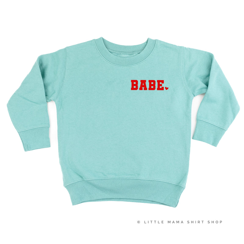 Varsity Heart - Babe (pocket) - Child Sweater