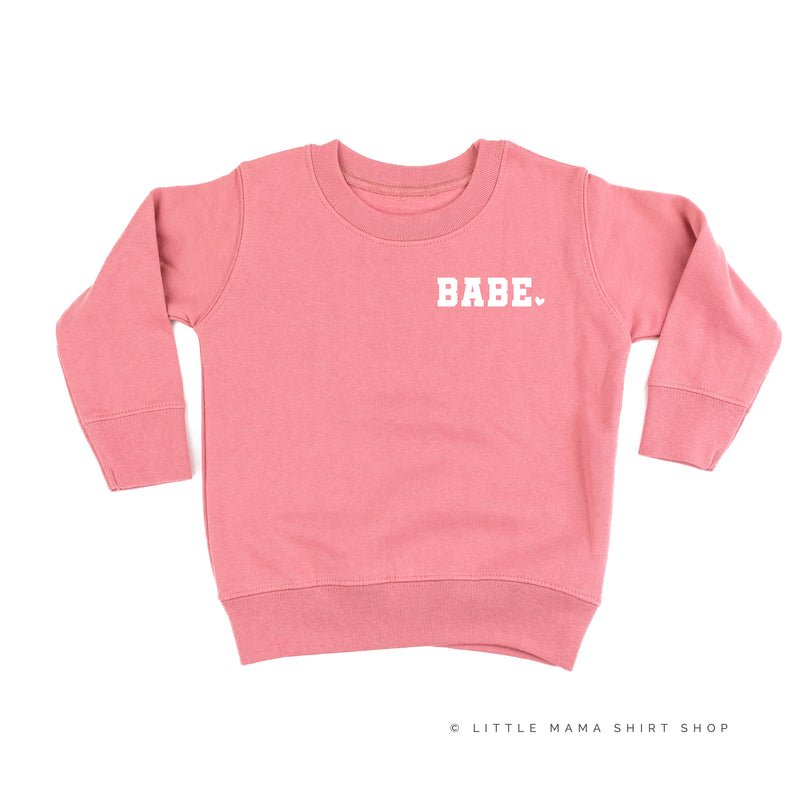 Varsity Heart - Babe (pocket) - Child Sweater