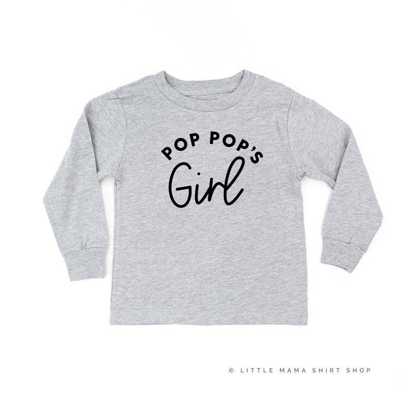 Pop Pop's Girl - Long Sleeve Child Shirt
