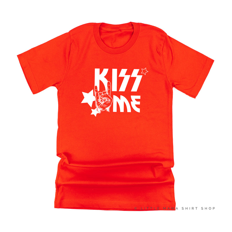 Kiss Me - Valentine Band Tee - Unisex Tee