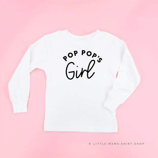 Pop Pop's Girl - Long Sleeve Child Shirt