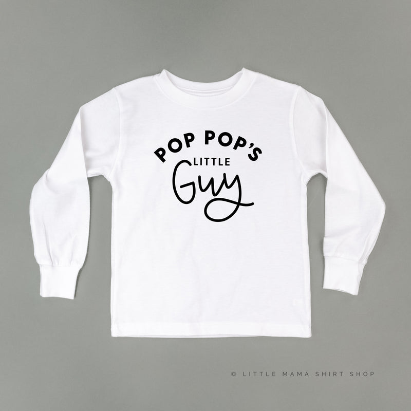 Pop Pop's Little Guy - Long Sleeve Child Shirt
