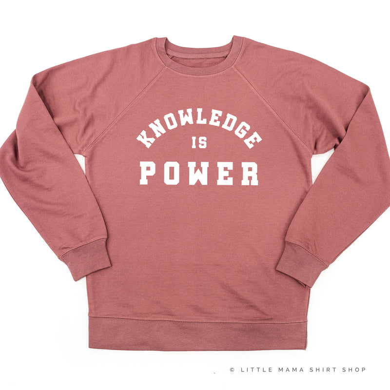 Knowledge is Power - Lightweight Pullover Sweater
