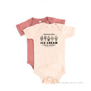 Professional Ice Cream Taste Tester -  Single Cone on Back - Child Tee