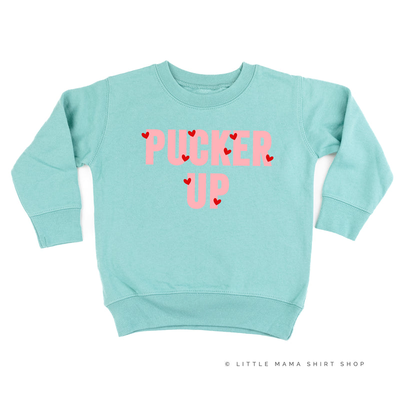 Pucker Up - Mini Hearts - Child Sweater