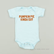 Pumpkin Pie Kinda Guy - Short Sleeve Child Shirt Little Mama Shirt Shop
