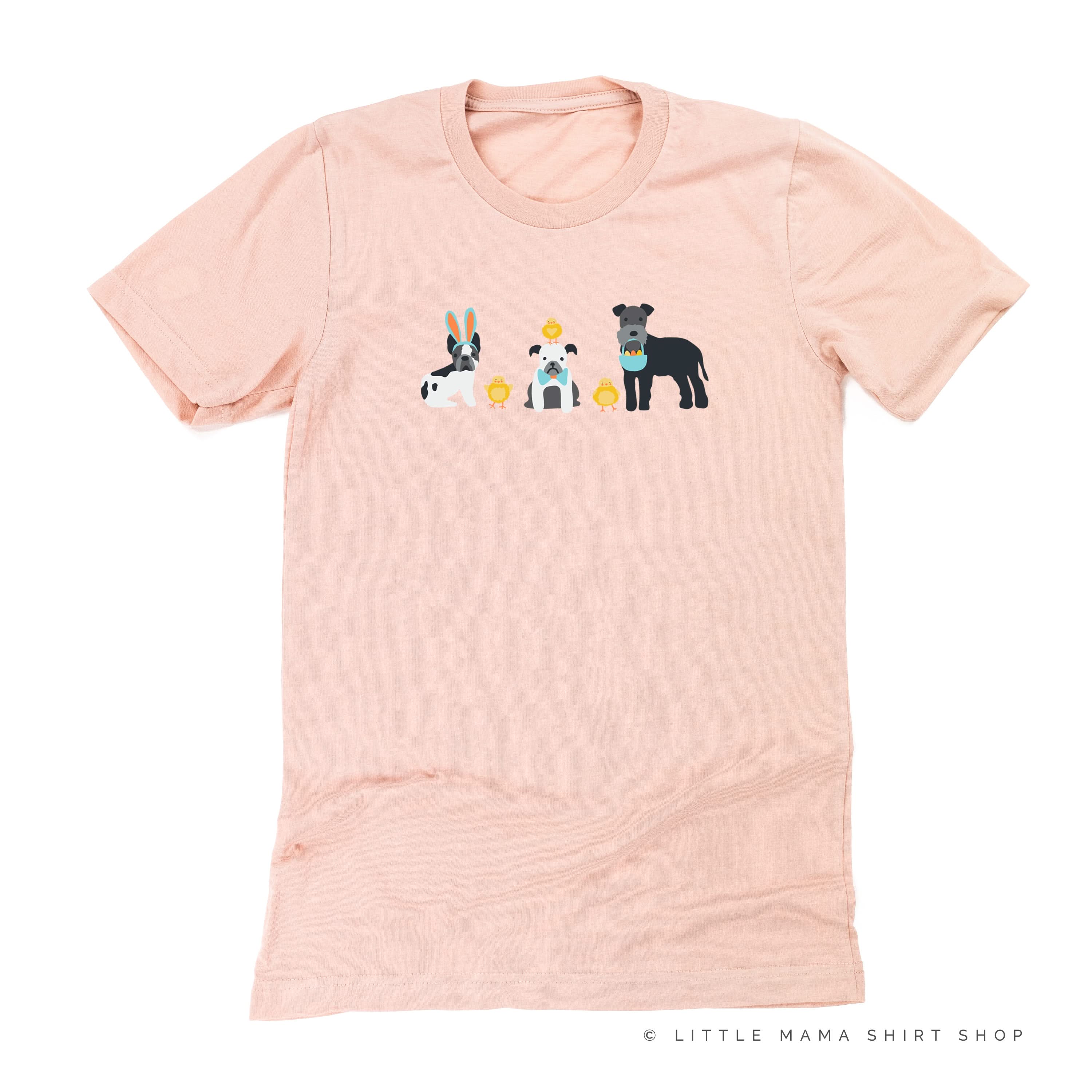 Easter Pups - Unisex Tee Little Mama Shirt Shop