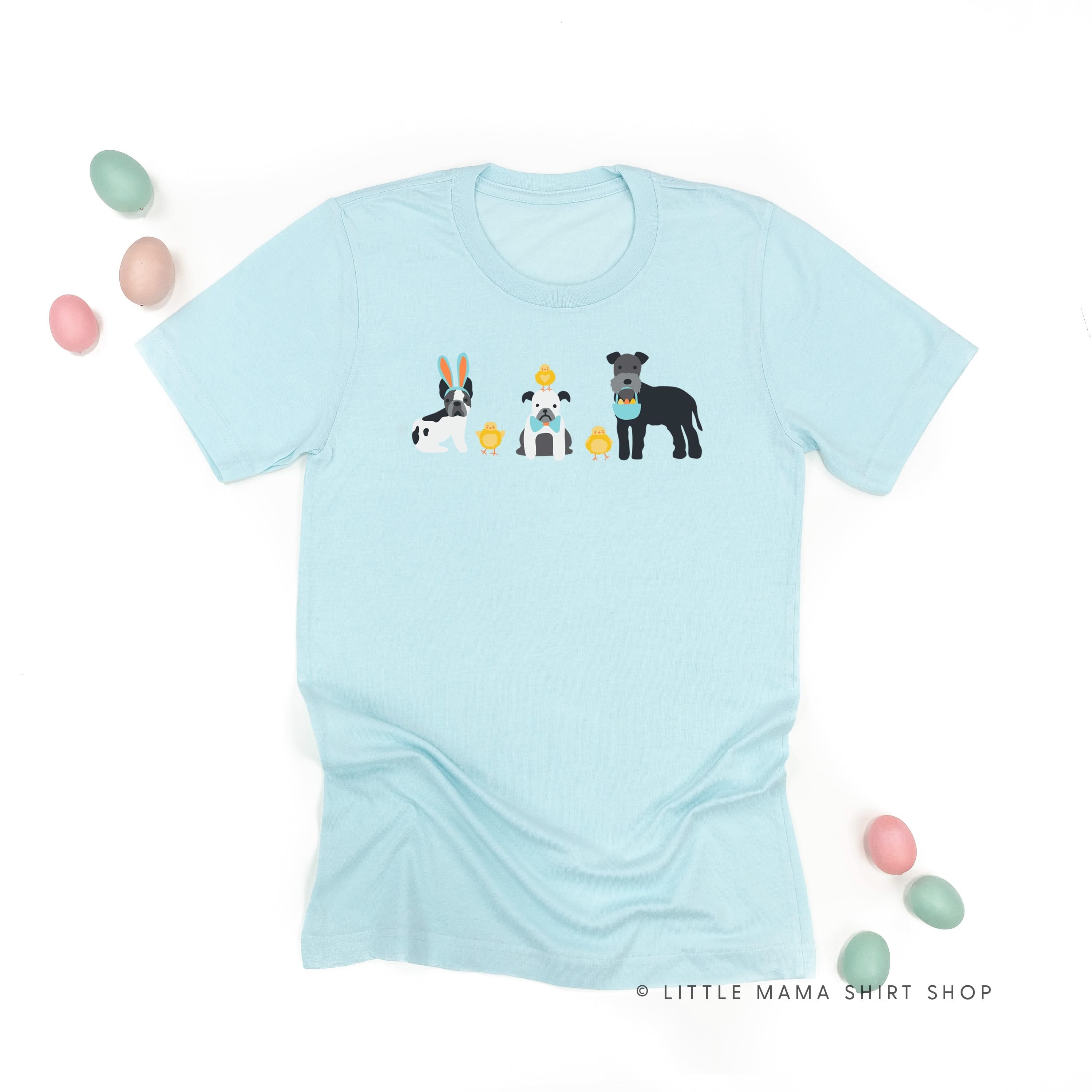 Easter Pups - Unisex Tee Little Mama Shirt Shop