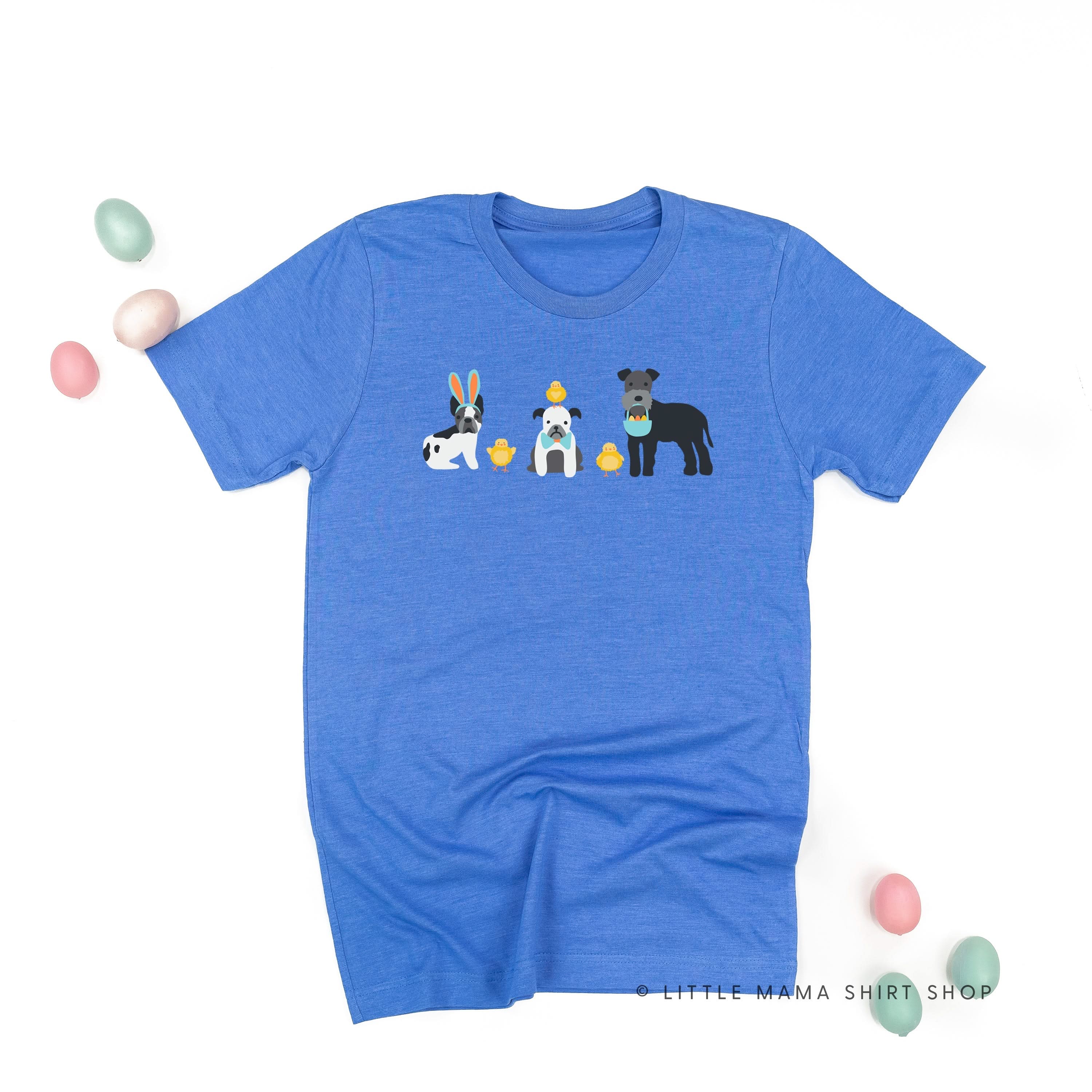 Easter Pups - Unisex Tee Little Mama Shirt Shop