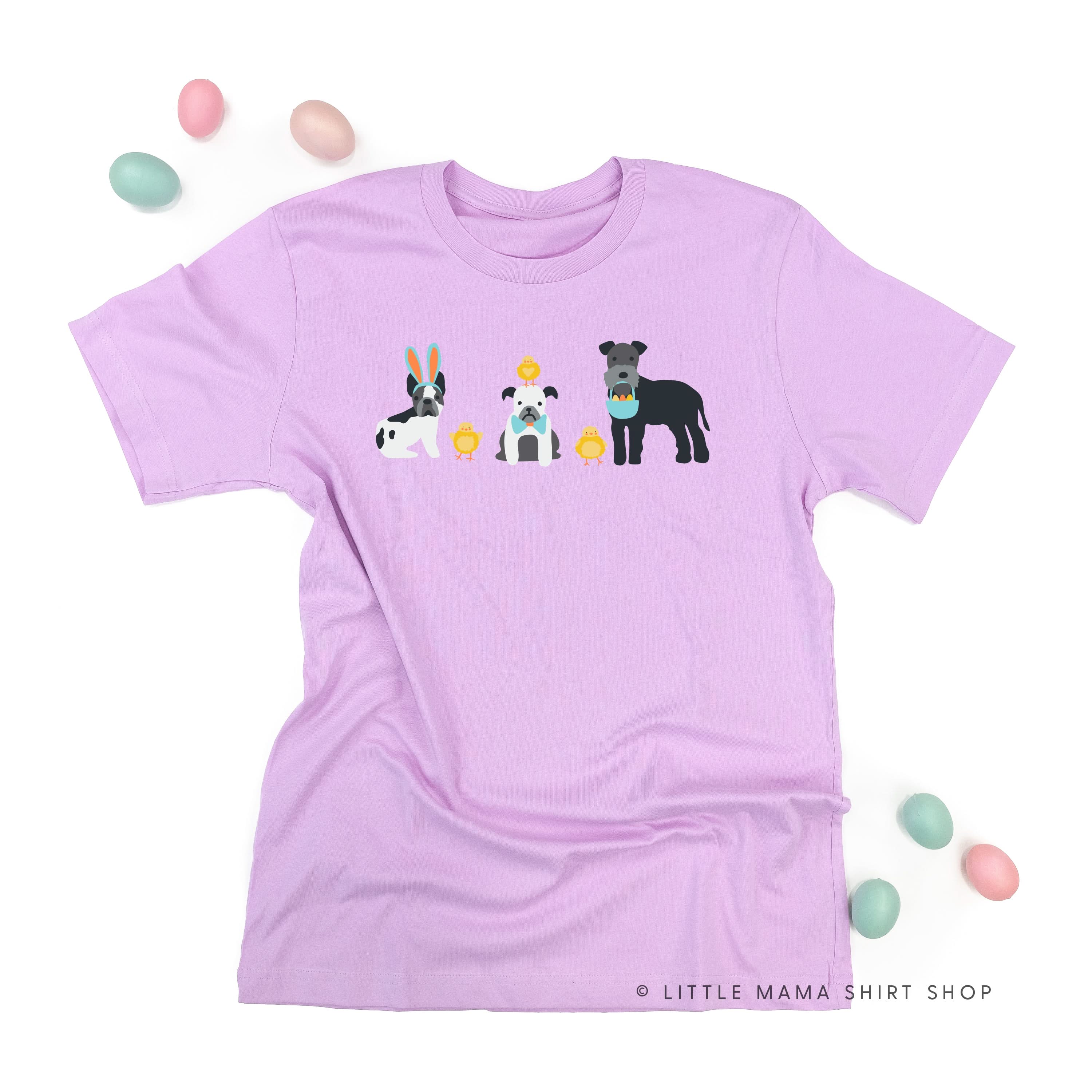 Easter Pups - Unisex Tee Little Mama Shirt Shop