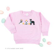 Easter Pups - Child Sweater Little Mama Shirt Shop