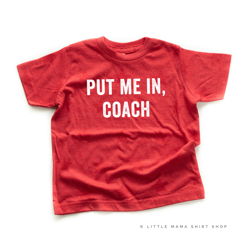 Put Me In, Coach - Short Sleeve Child STAR Shirt