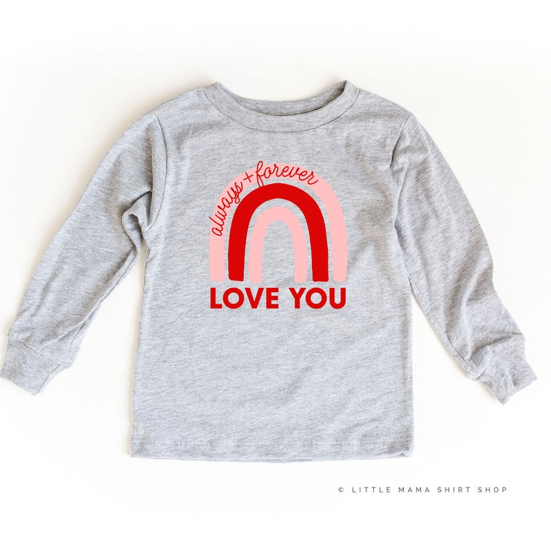 Rainbow - Love You - Child LONG SLEEVE Tee