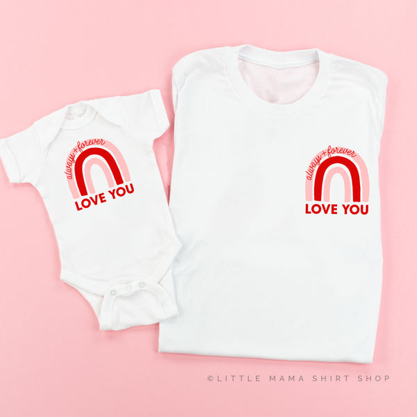 Rainbow - Love You - Set of 2 Tees