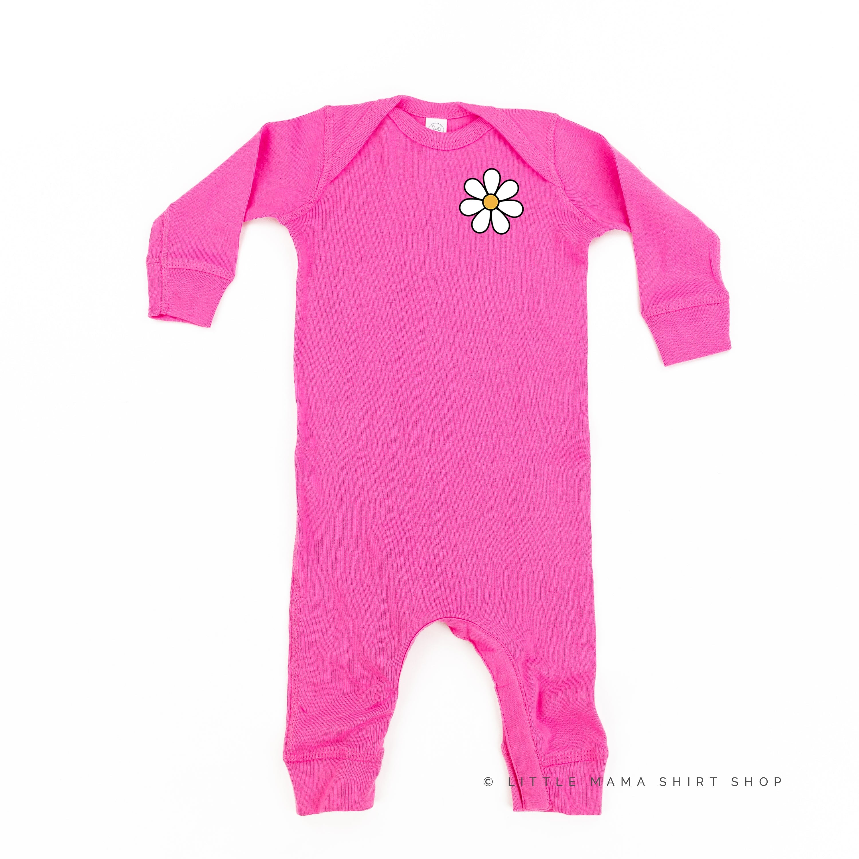 Pocket Daisy on Front w/ Have a Great Daysy on Back - Baby Sleeper Little Mama Shirt Shop