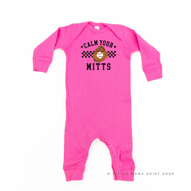 Calm Your Mitts - One Piece Baby Sleeper