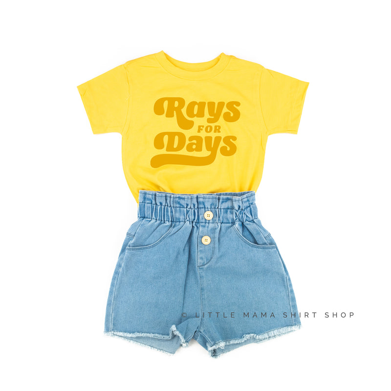 RAYS FOR DAYS - Short Sleeve Child Shirt